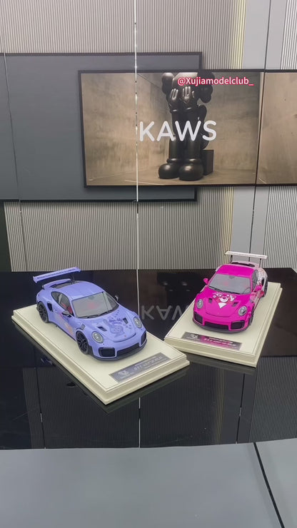 Vehículo Art1/18 Porsche 911 GT2RS Weissach Modelo de paquete