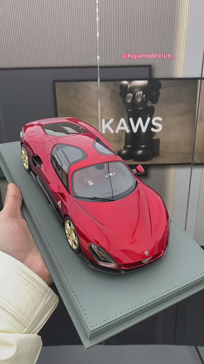 BBR 1/18 Alfa Romeo 33 Stradale red simulated high-end car model ornaments