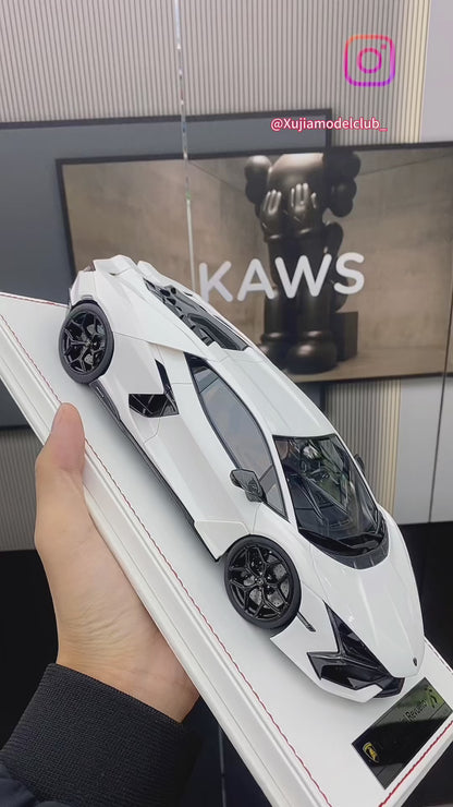 RUNNER 1/18 Lamborghini Reveulto limited edition car model ornament